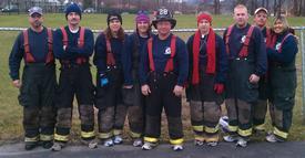 Central Station Members and Auxillary Members participate in the 2010 Turkey Trot race in Hudson.