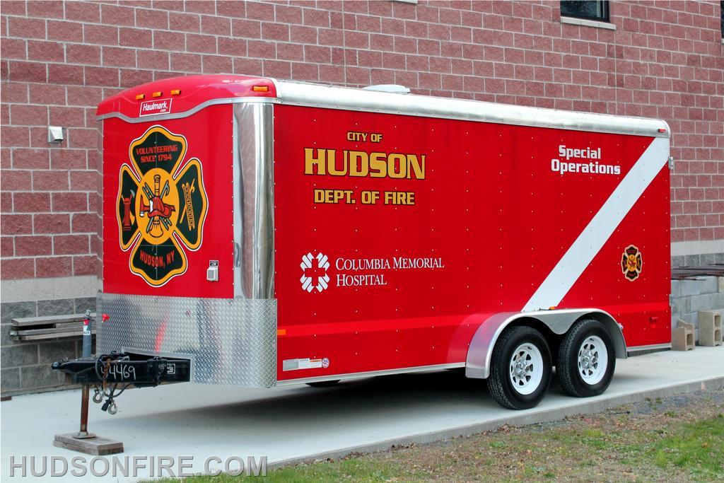 <div align=&quot;center&quot;><font class=&quot;memBold&quot;>”The Trailer”<DIV>2004 Haulmark<DIV>Special  Operations<DIV>donated by Columbia Memorial Health<DIV>