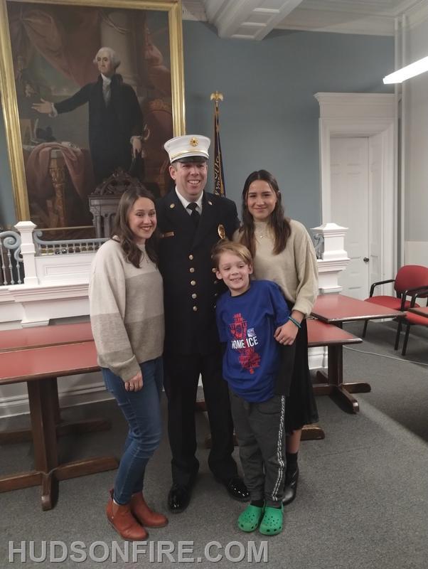 Asst. Chief Pierro and his family.